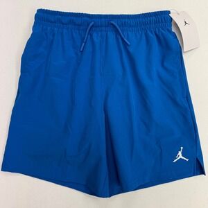 Jordan Boys Sport Blue Mesh Lined Athletic Shorts 95D817-BB7 Size M 10-12